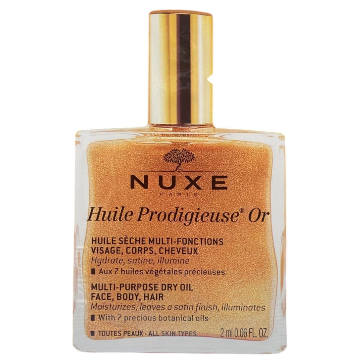 Set Duo, Nuxe, Huile Prodigieuse Or Multi-Purpose, Body Oil, All Over The Body, 2 pcs, 12 ml *Sample