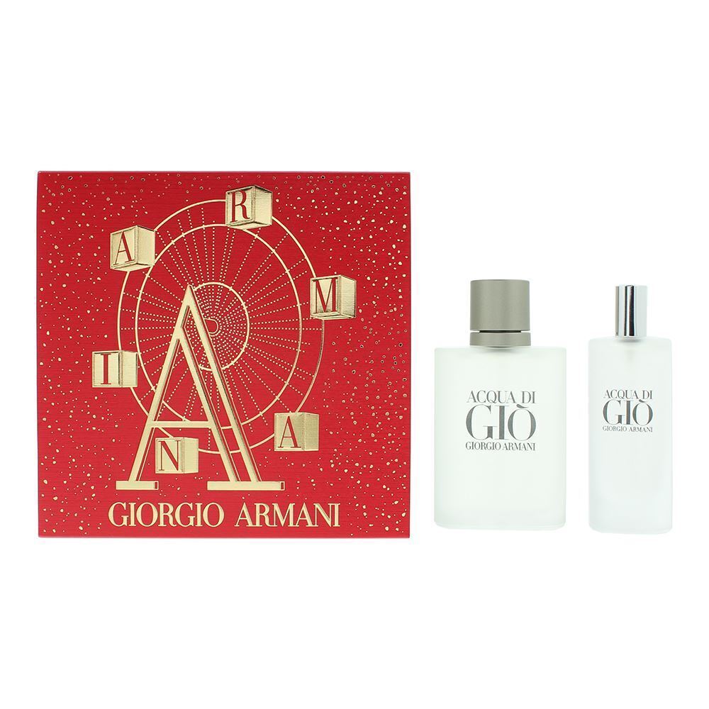 Set Giorgio Armani: Acqua di Gio, Eau De Toilette, For Men, 50 ml + Acqua di Gio, Eau De Toilette, For Men, 15 ml