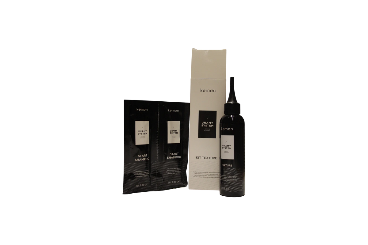 Kemon Unamy System Textur-Set - Fluid 125 ml + Start Shampoo 2 Stk.