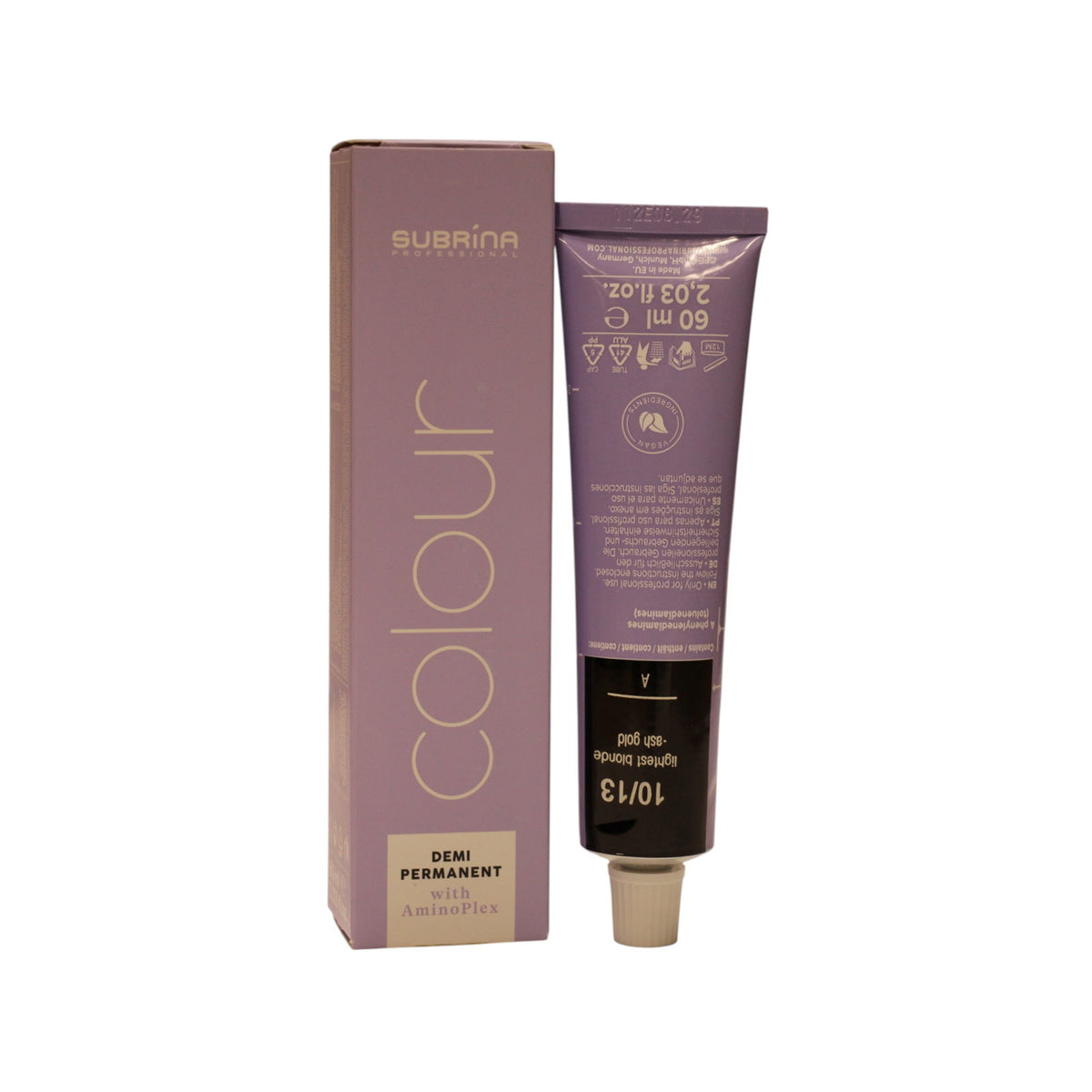 Subrina Professional Demi-permanente Haarfarbe 10/13 Hellstes Aschgoldblond 60 ml