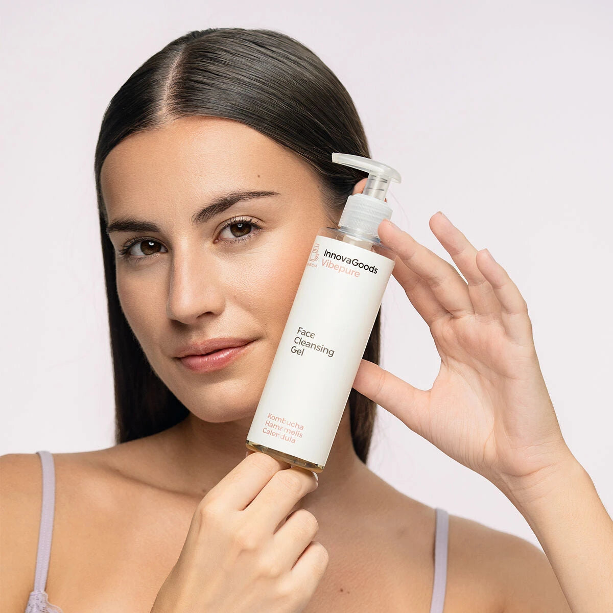 Facial Cleansing Gel Kombucha Vibepure InnovaGoods 200 ml skincare packaging