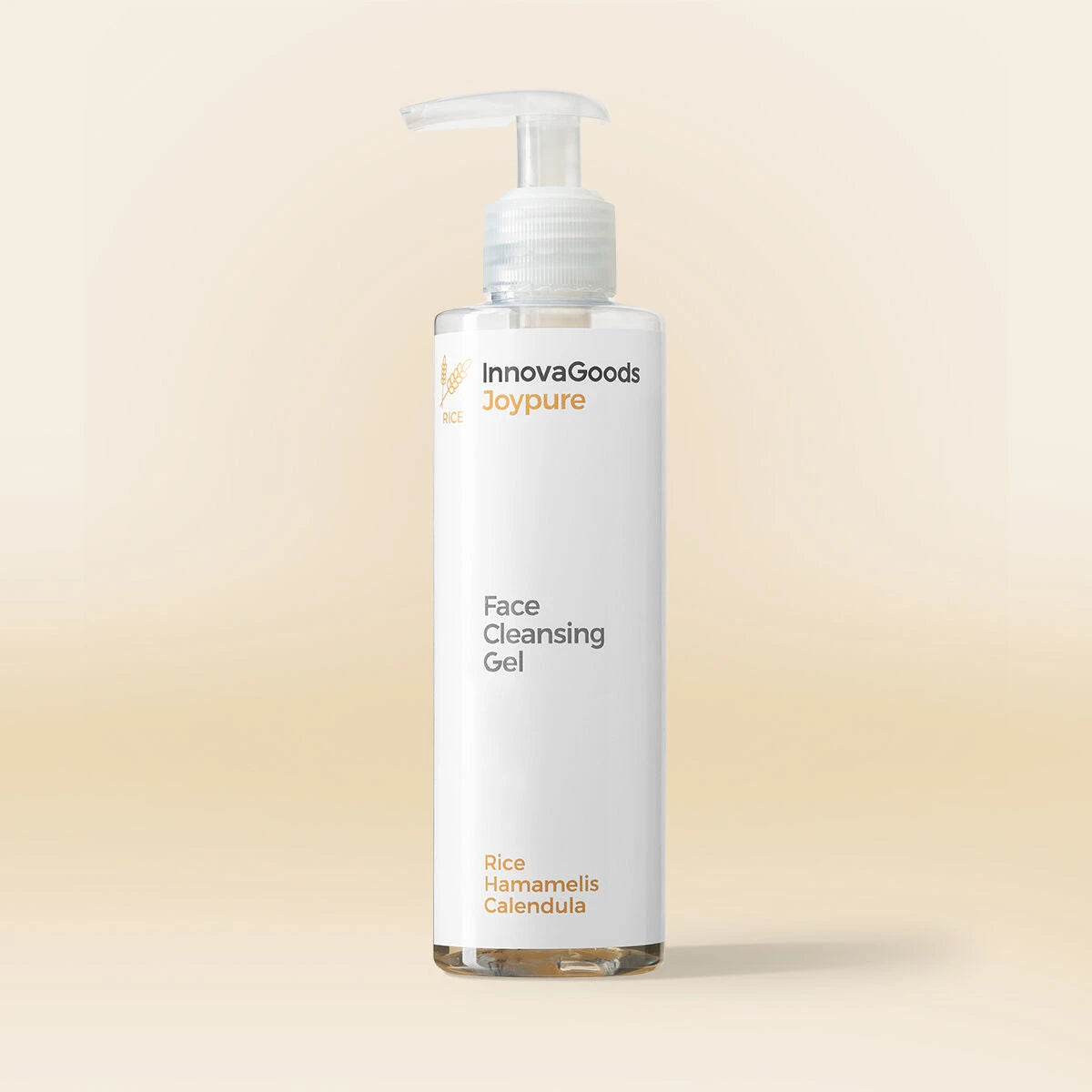 Facial Cleansing Gel Rice Joypure InnovaGoods 200 ml skincare packaging