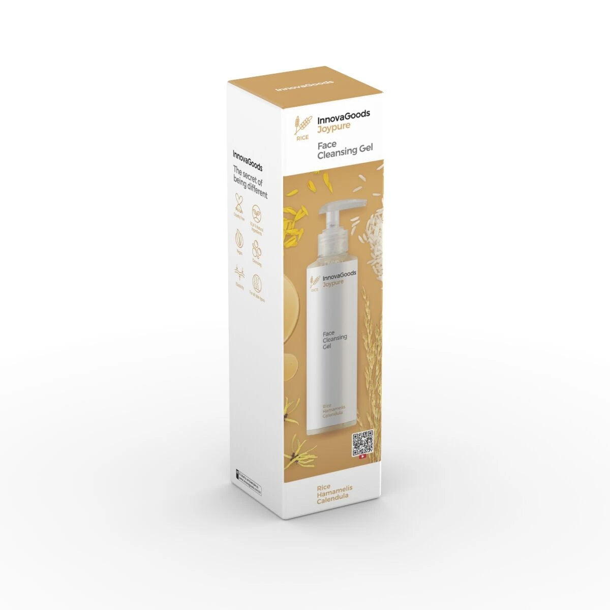 Facial Cleansing Gel Rice Joypure InnovaGoods 200 ml skincare packaging