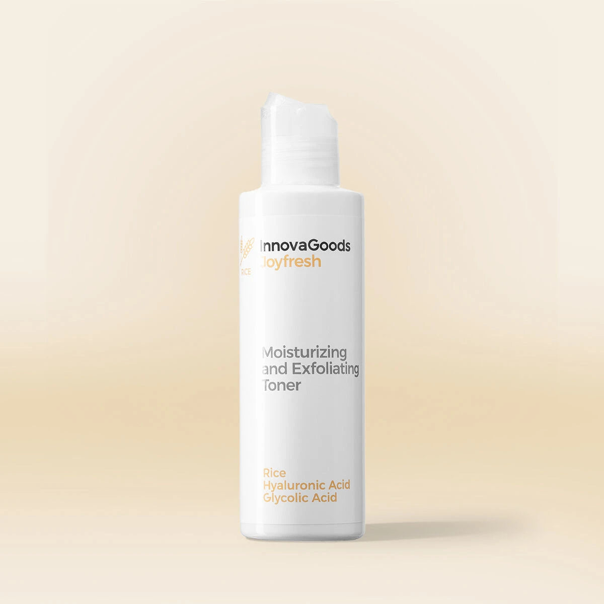 Moisturizing and Exfoliating Facial Toner Rice Joyfresh InnovaGoods 150 ml skincare packaging