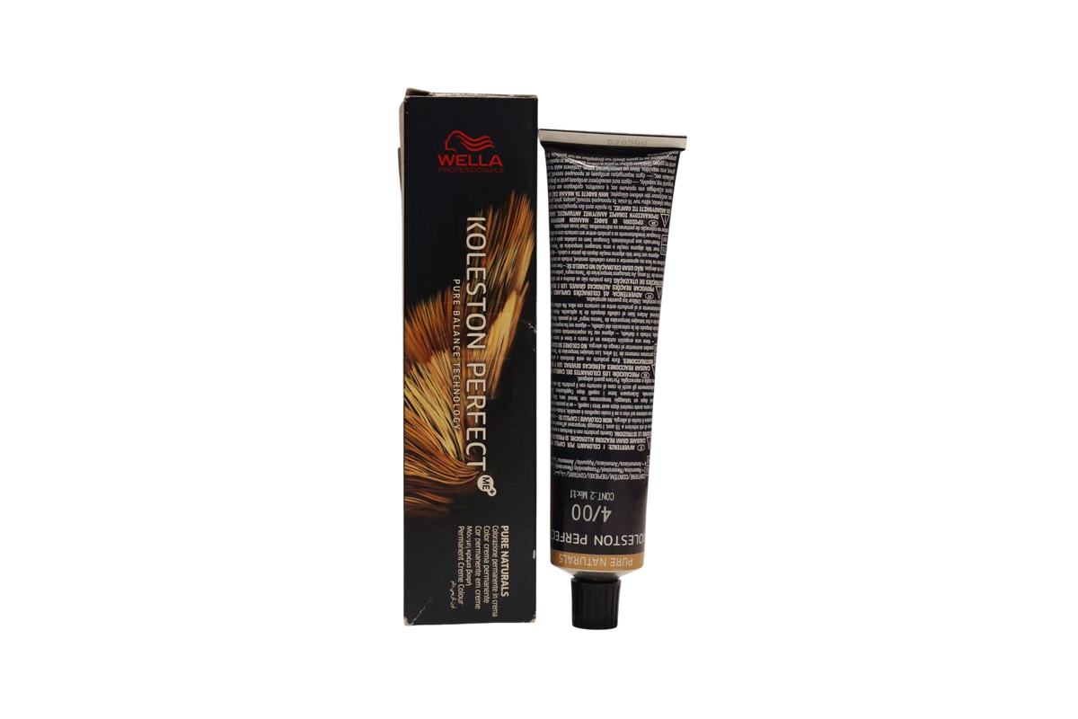 Wella Professionals Koleston Perfect Me+ Permanente Haarfarbe 4/00 Mittleres Kastanienbraun Intensiv Natur 60 ml Tester