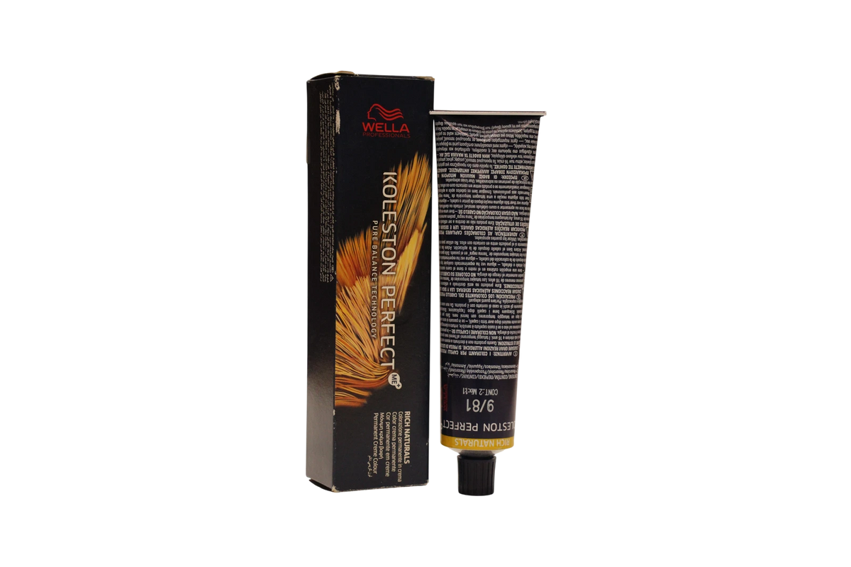 Wella Professionals Koleston Perfect Permanente Haarfarbe 9/81 Sehr helles Blond Perlasch 60 ml Tester